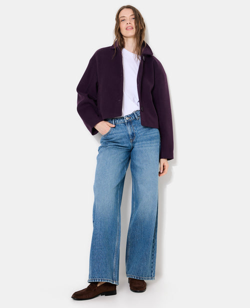 Manteau court effet drap de laine - PIMKIE - 3