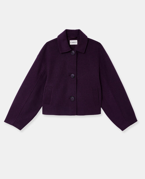 Manteau court effet drap de laine - PIMKIE - 4