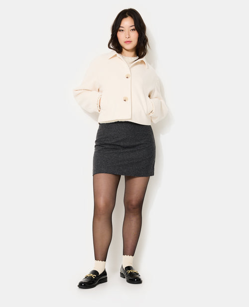 Manteau court effet drap de laine - PIMKIE - 3