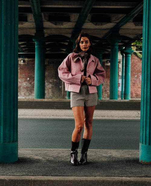 Manteau court effet drap de laine - PIMKIE - 1