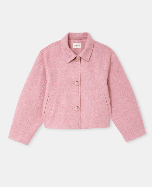 Manteau court effet drap de laine - PIMKIE - 4