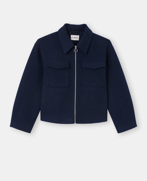 Blouson zippé effet drap de laine - PIMKIE - 4