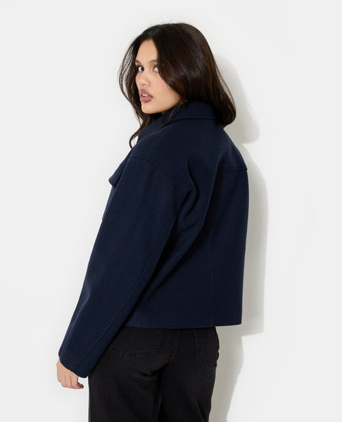 Blouson zippé effet drap de laine - PIMKIE - 6