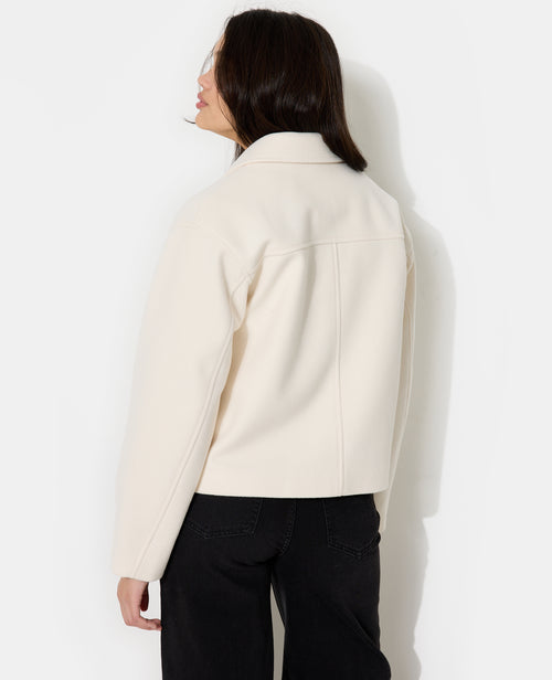 Blouson zippé effet drap de laine - PIMKIE - 6