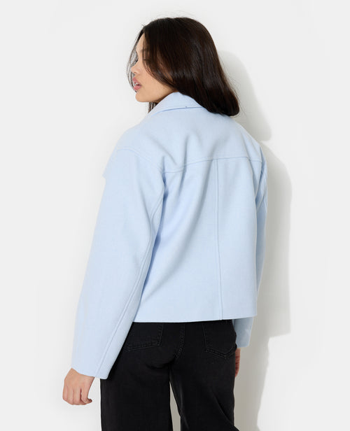 Blouson zippé effet drap de laine - PIMKIE - 6