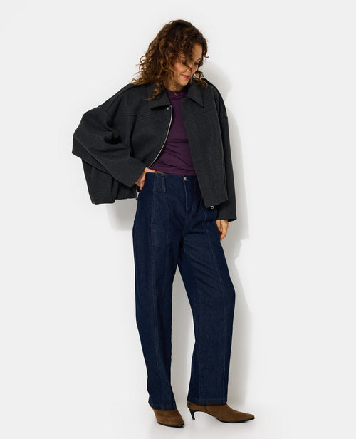 Blouson forme boule effet drap de laine - PIMKIE - 3