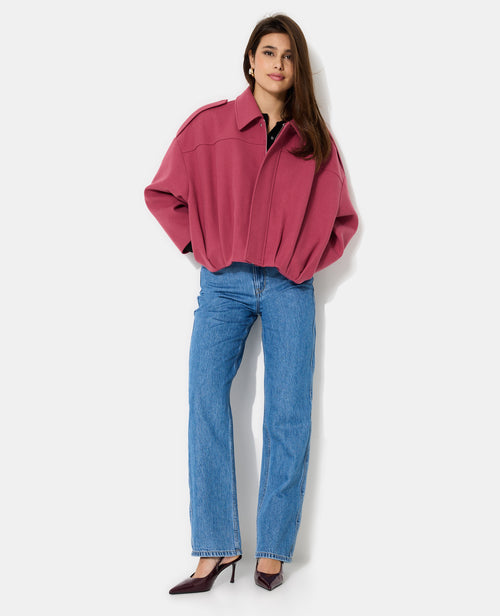 Blouson forme boule effet drap de laine - PIMKIE - 3