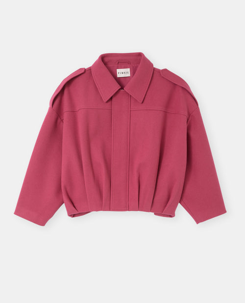 Blouson forme boule effet drap de laine - PIMKIE - 4