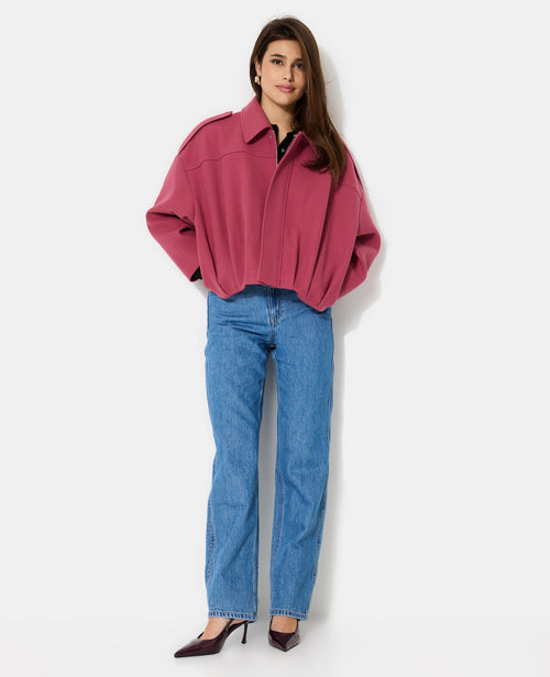 Blouson forme boule effet drap de laine - PIMKIE - 7