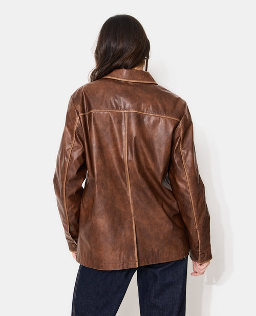 Veste droite en simili - PIMKIE - 6
