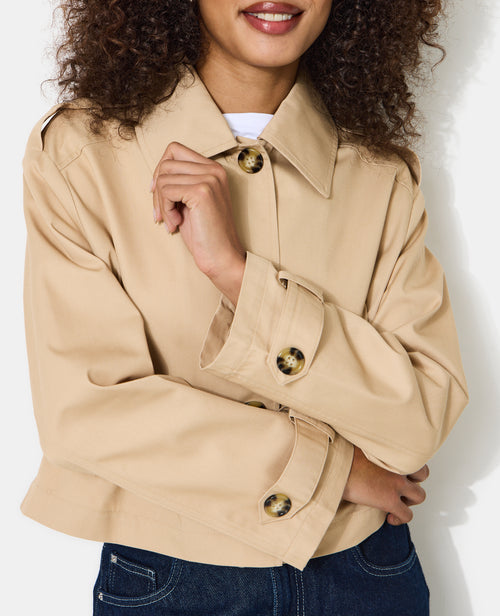 Veste courte façon trench - PIMKIE - 2
