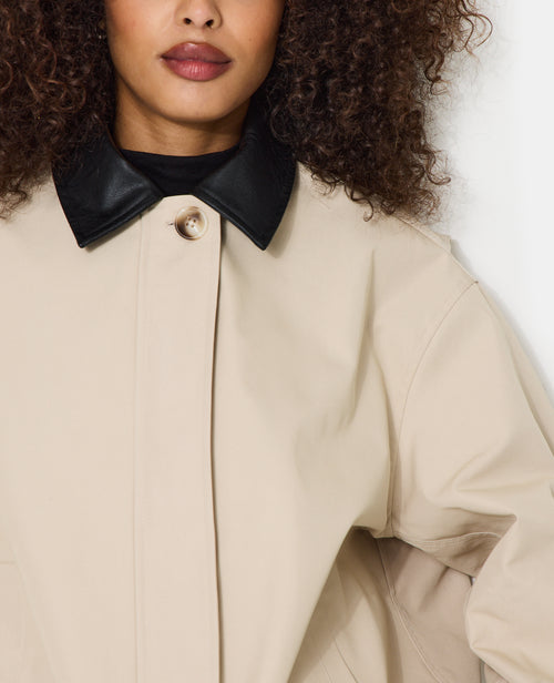 Veste col simili avec base resserrable - PIMKIE - 2