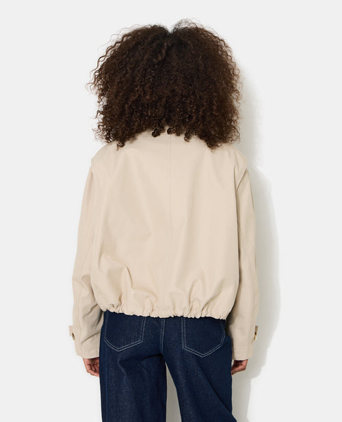 Veste col simili avec base resserrable - PIMKIE - 6