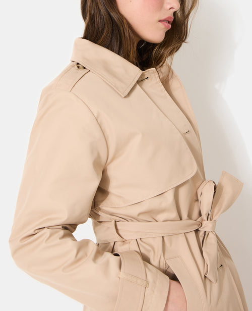 Trench long avec ceinture à nouer - PIMKIE - 2