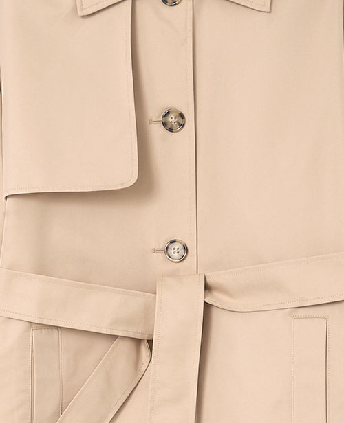 Trench long avec ceinture à nouer - PIMKIE - 3