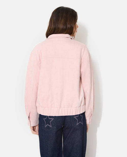Veste en suédine col montant - PIMKIE - 6