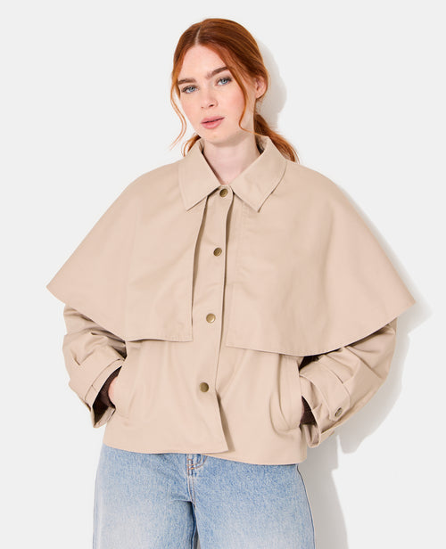 Veste effet trench avec cape - PIMKIE - 1