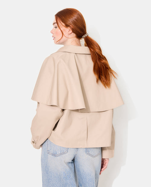 Veste effet trench avec cape - PIMKIE - 6