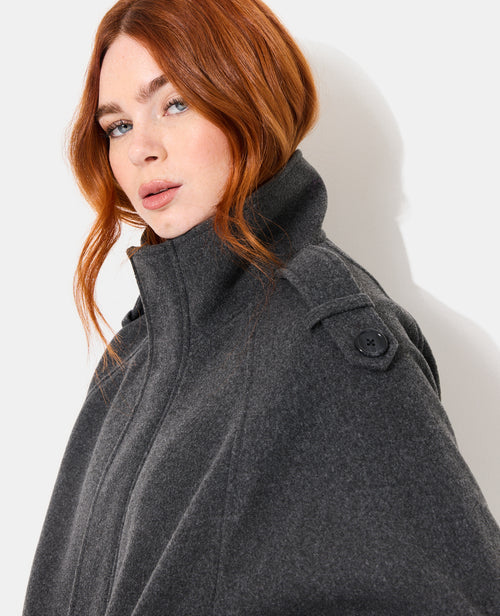 Blouson col montant effet drap de laine - PIMKIE - 2