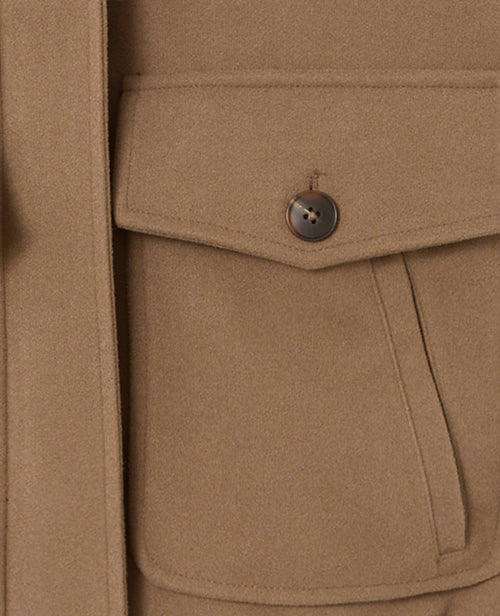 Blouson effet drap de laine avec col fourrure - PIMKIE - 8