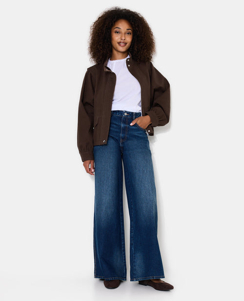 Blouson col montant doublure motif carreaux - PIMKIE - 3