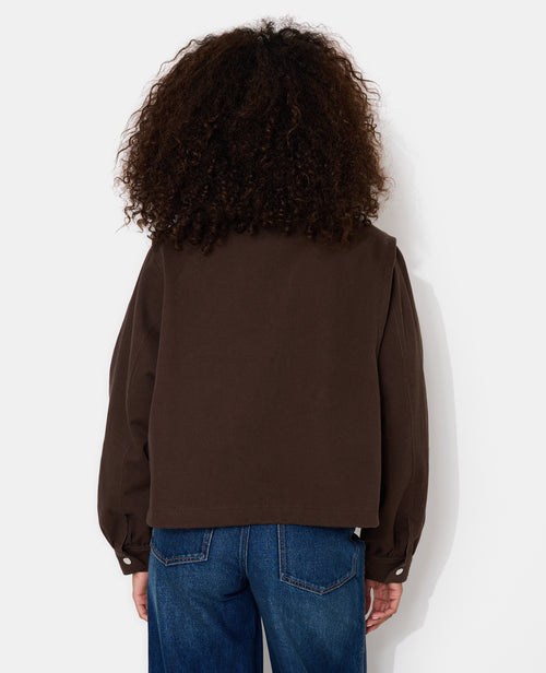 Blouson col montant doublure motif carreaux - PIMKIE - 6