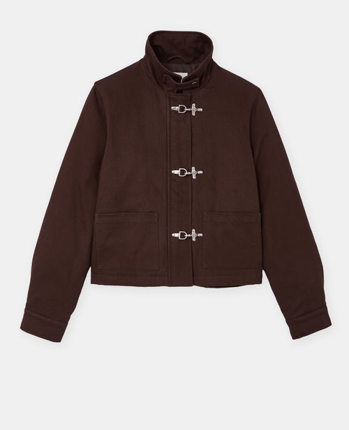 Veste en toile avec attaches façon brandebourg - PIMKIE - 4