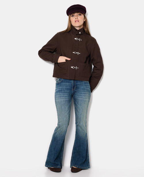 Veste en toile avec attaches façon brandebourg - PIMKIE - 7