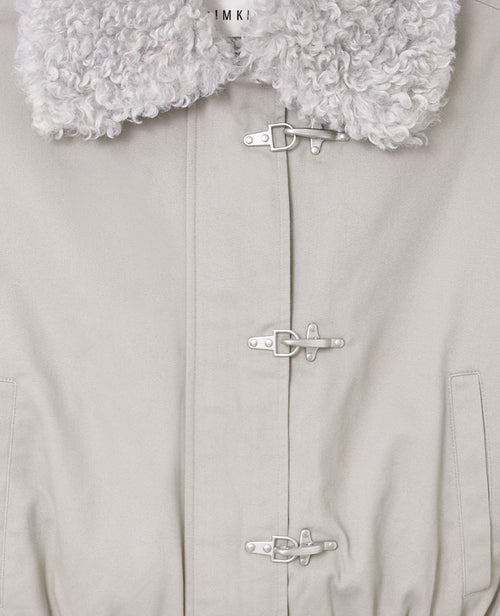 Blouson avec col fourrure et boutons fantaisie - PIMKIE - 2