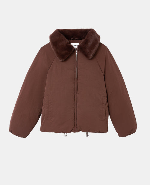 Blouson doudoune avec col fourrure - PIMKIE - 4