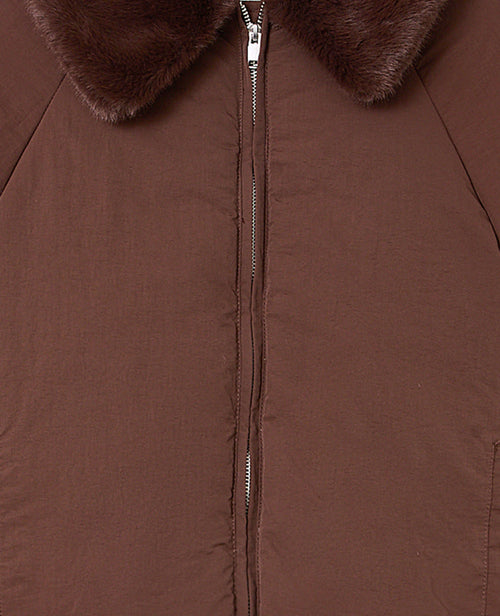 Blouson doudoune avec col fourrure - PIMKIE - 1