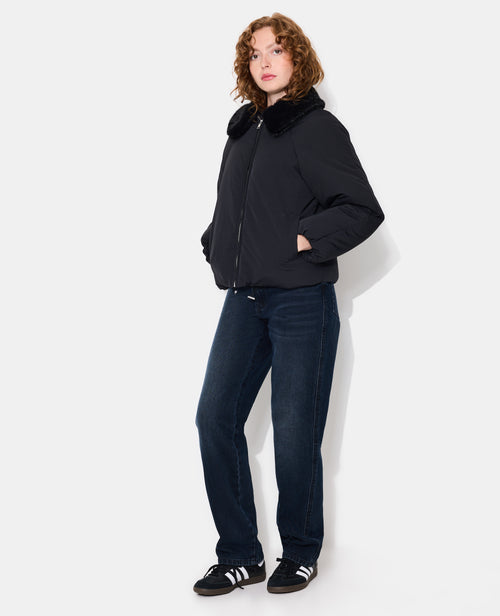 Blouson doudoune avec col fourrure - PIMKIE - 3