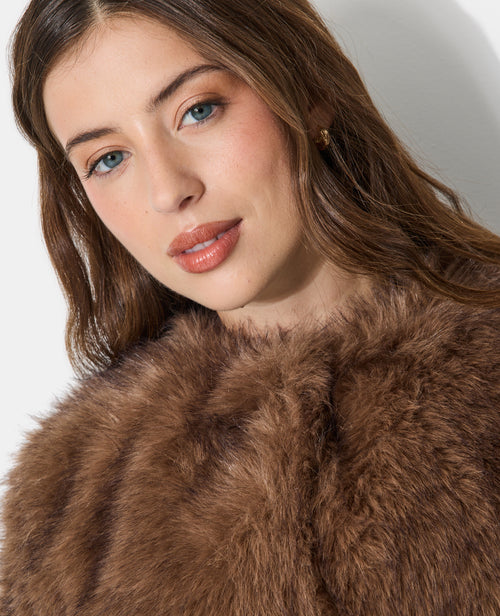 Manteau court en fausse fourrure - PIMKIE - 2