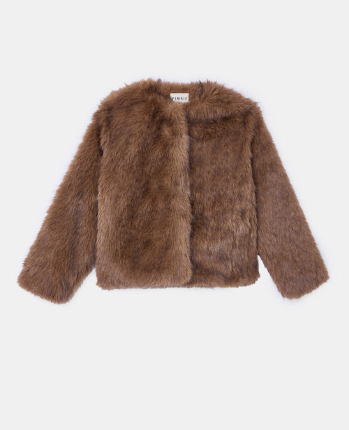 Manteau court en fausse fourrure - PIMKIE - 4