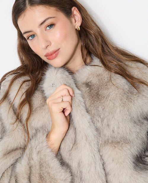 Manteau court en fausse fourrure - PIMKIE - 2