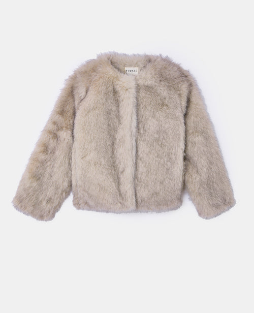 Manteau court en fausse fourrure - PIMKIE - 4