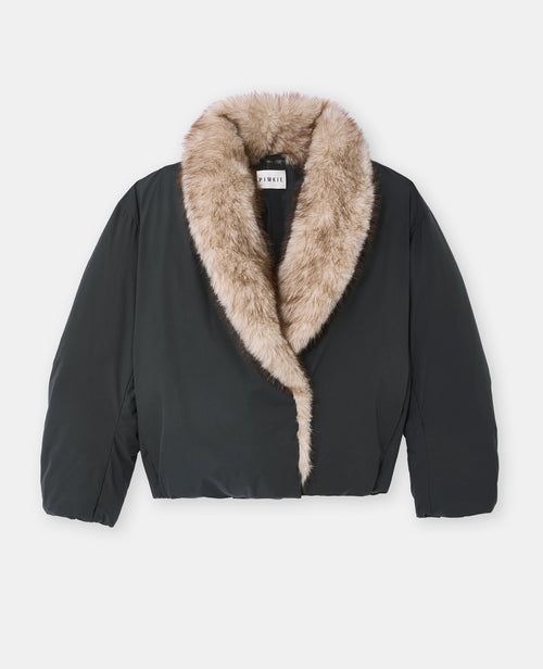 Blouson boule grand col fausse fourrure - PIMKIE - 4