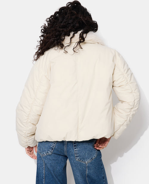 Blouson boule grand col fausse fourrure - PIMKIE - 6