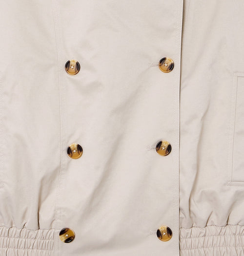 Blouson esprit trench avec col fourrure - PIMKIE - 3