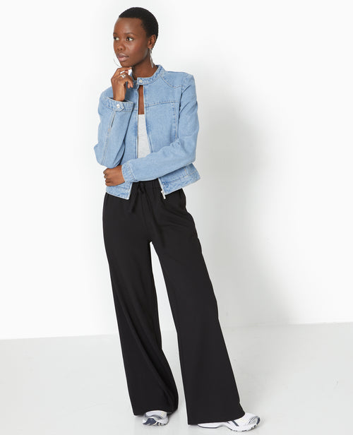 Veste en jean esprit biker - PIMKIE - 1