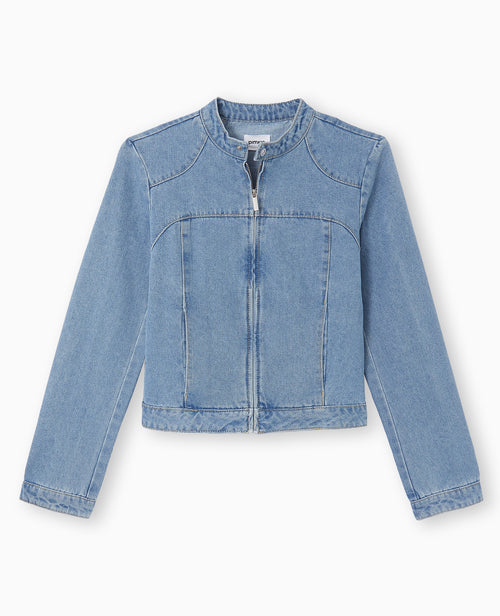 Veste en jean esprit biker - PIMKIE - 4