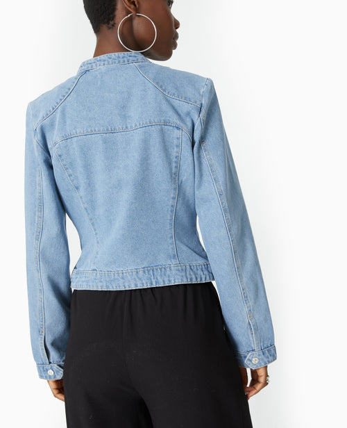 Veste en jean esprit biker - PIMKIE - 5