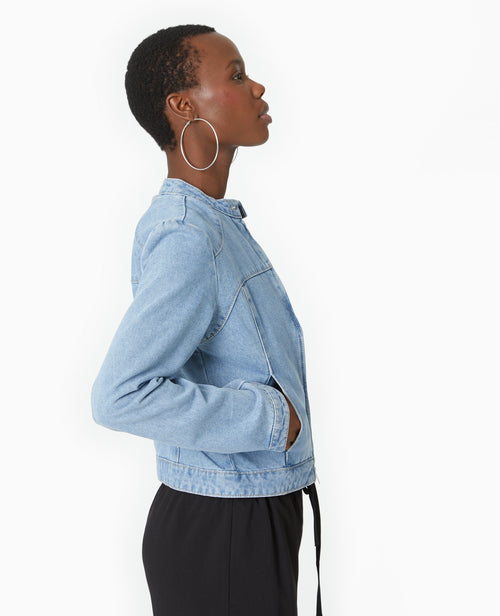 Veste en jean esprit biker - PIMKIE - 6