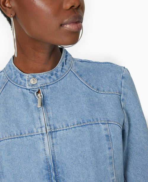Veste en jean esprit biker - PIMKIE - 9