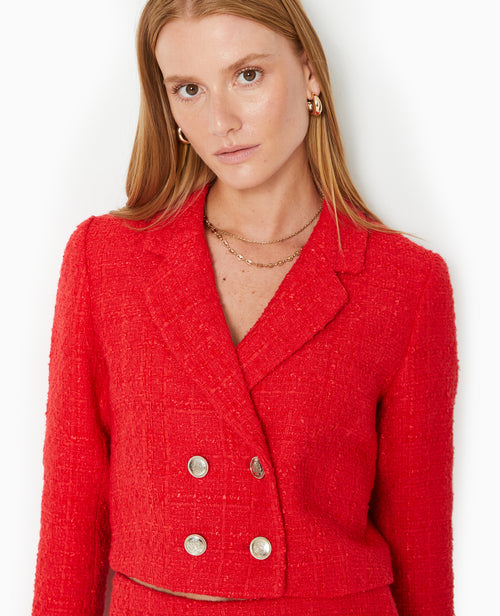 Veste courte en tweed - PIMKIE - 3