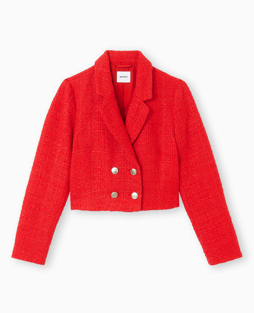 Veste courte en tweed - PIMKIE - 4