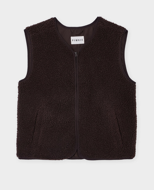 Veste sans manches zippée en sherpa - PIMKIE - 4