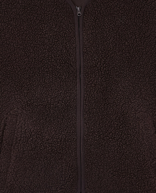 Veste sans manches zippée en sherpa - PIMKIE - 1