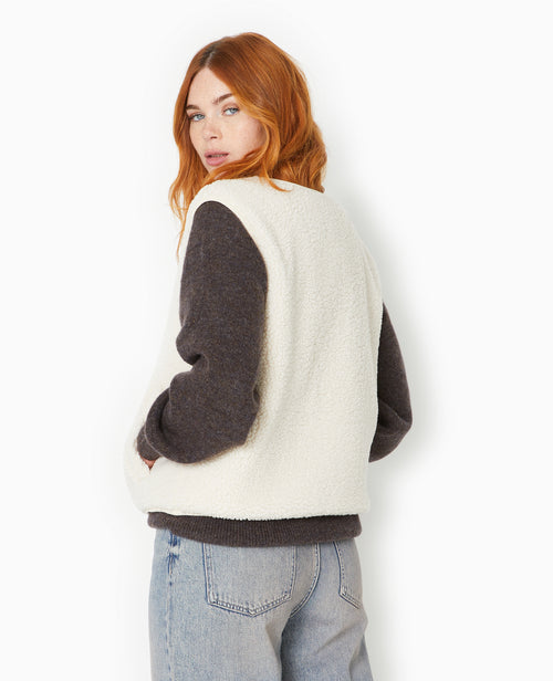 Gilet sans manches en sherpa effet mouton - PIMKIE - 6