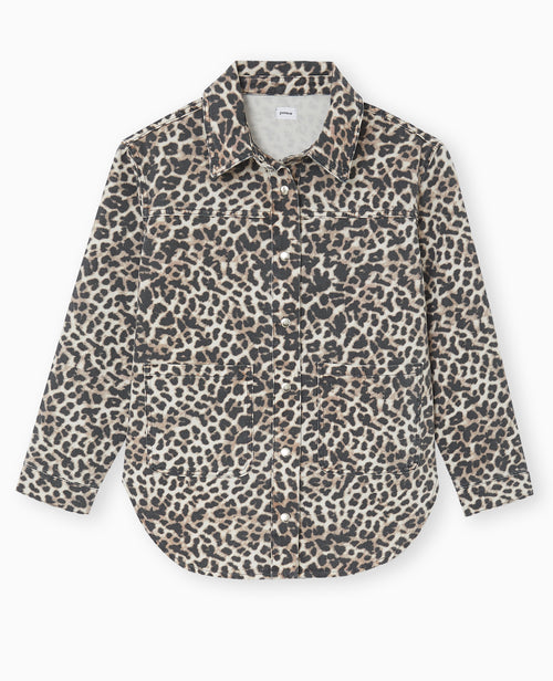 Surchemise en toile motif léopard - PIMKIE - 4